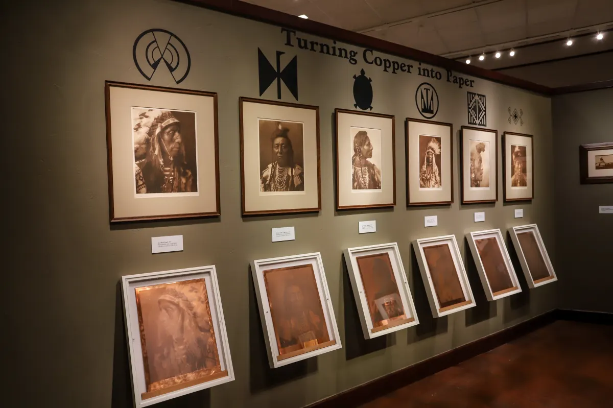 Catching Shadows on the Plains exhibit at Woolaroc Museum, photo 2